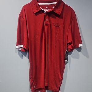Colosseum Men's Crimson Polo Shirt